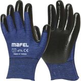 SDT Mafel MF-001 Nitril Kaplı Aşınmaya Dayanıklı Inşaat ve Iş Eldiveni (12'li Paket)