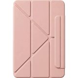 SDT Newface Apple iPad 2025 10.9 10.nesil (A16) Edz Manyetik Standlı Tablet Kılıfı - Rose Gold