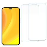 SDTEK *2'li paket koruyucu cam iPhone 14 Pro ile uyumlu, cam folyo sert cam folyo temperli cam ekran koruyucu folyo ekran koruyucu cam