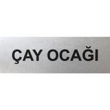 Se -Dizayn Çay Ocağı Tabelası Kapı Yönlendirme Levhası 15cm X 5 cm