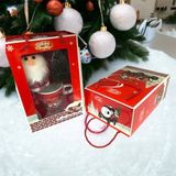 Se-Promo Seramik Işıklı Çam Ağacı Noel Baba Yılbaşı Kupa Bardak Seti - Kırmızı