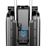 SE3MINIT Elektrikli Binilebilir Scooter Valiz - Siyah