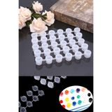 se7enhome Plastik Boya Kutusu 12 Göz 3ml Küçük Boy , Boncuk Kutusu , Lens Kutusu , Boya Kutusu