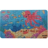 Sea Animals - Deniz Canlıları / Small Puzzle 3-7 Yaş 24 Parça