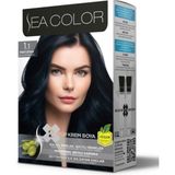 Sea Color 1.1 Mavi Siyah Set Saç Boyası Uzun Süreli Kalıcılık ve Vitaminli Özellikler