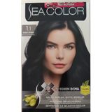 Sea Color 2 Lı Tup Krem Sac Boyası 1/1 Mavı Sıyah