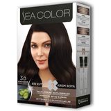 Sea Color 2 Tüp Krem Saç Boyası Seti Koyu Kahve No:3.0 - Renk Kodu Seçin