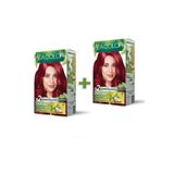 Sea Color 2'li Natural Effect Set Saç Boyası Amonyaksız 5.65 Çilek Kırmızısı