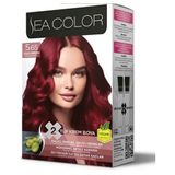 Sea Color 2x2 Çilek Kırmızısı No 5 65 Krem Saç Boyası