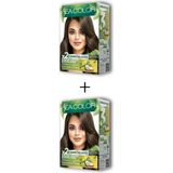 Sea Color 2x2 Tüp Krem Saç Boyası Seti Yoğun Küllü Kumral No:7.11 - Renk Kodu Seçin