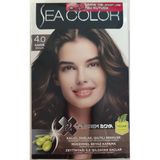 Sea Color 4/0 Kahve 2 Adet Tüp Krem Saç Boyası