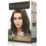 Sea Color 6/11 Yoğun Küllü Koyu Kumral 2 Adet Tüp Krem Saç Boyası