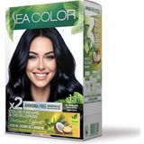 Sea Color Amonyaksız Saç Boyası 1.1 Mavi Siyah
