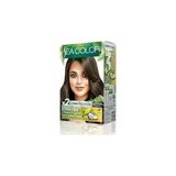 Sea Color Amonyaksız, Vegan, Doğal, Besleyici Kalıcı Saç BOYASI%100 Beyaz Kapama (1 Paket 2 x 50 ml