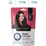 Sea Color Aqua Hair Dye Suyla Aktifleşen Toz Saç Boyası 3.0 Koyu Kahve