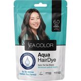 Sea Color Aqua Hair Dye Suyla Aktifleşen Toz Saç Boyası 6.0 Koyu Kumral