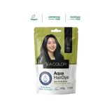 Sea Color Aqua Hair Dye Vegan & Amonyaksız Su İle Aktive Edilen Kalıcı Saç Boyası Toz 1.1 Mavi Siyah