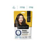 Sea Color Aqua Hair Dye Vegan & Amonyaksız Su İle Aktive Edilen Kalıcı Saç Boyası Toz 6.7 Çikolata Kahve