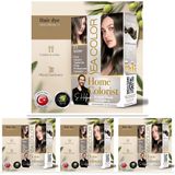 Sea Color Home Colorist Set Saç Boyası 7.1 Sisli Kumral Mısty Blonde (4 paketi)