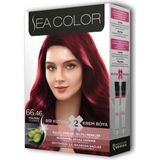 Sea Color Kapamarka Seacolorserisi Kapamarka Seacolorserisi 2 Tüp Krem Saç Boyası Seti Ateş Kızılı No:66.46