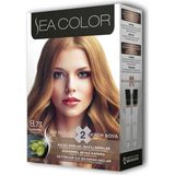 Sea Color Kapamarka Seacolorserisi Kapamarka Seacolorserisi 2 Tüp Krem Saç Boyası Seti Karamel No:8.73