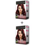Sea Color Kapamarka Seacolorserisi Kapamarka Seacolorserisi 2x2 Tüp Krem Saç Boyası Seti Amazon Kızılı No:55.46