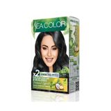 Sea Color Natural Effect Set Saç Boyası Amonyaksız 1.0 Siyah