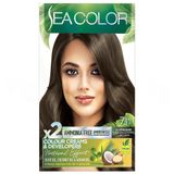 Sea Color Saç Boyası Natural Kit Yoğun Küllü Kumral 7.11