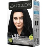 Sea Color Saç Boyası Seti 1.0 Siyah 185 ml 3 Adet