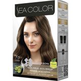 Sea Color Saç Boyası Seti Boya 7.0 Kumral 185 ml 4 Adet