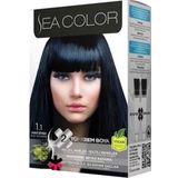 Sea Color Set 1.1 Mavi Siyah 4 Adet Saç Boyası