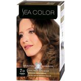 Sea Color Set 7.0 Kumral 4 Adet Saç Boyası