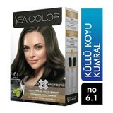 Sea Color Tüp Krem Saç Boyası Seti -6.1 Küllü Koyu Kumral