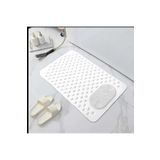 Sea Home 1 Adet Vantuzlu Banyo ve Duş Kaydırmazı Duşa Kabin Küvet İçi Vantuzlu Banyo Paspası BEYAZ RENK 36 X 69,5 cm