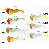 Sea Horse Manic Shrimp 3D Karides 7 Cm. Sahte Silikon L05 - 170