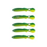 Sea Horse Nemesis Shad 10 cm Yellow Green 5'li Paket Silikon Suni Yem