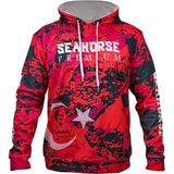 Sea Horse Turkish Angler Hoodie - Renkli - Standart