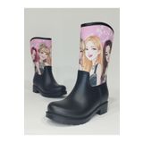 Sea&Blue Blackpink Baskılı Su Geçirmez Kız Çocuk Yağmur Çizmesi - 3