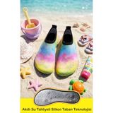 Sea&Blue Renkli Kaymaz Silikon Tabanlı Çocuk Deniz Ayakkabısı - Esnek Plaj ve Havuz Ayakkabısı - Deniz Patiği