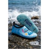 Sea&Blue Stich Mavi Kaymaz Silikon Tabanlı Çocuk Deniz Ayakkabısı - Plaj ve Havuz Ayakkabısı - Deniz Patiği