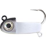 Seabor Lily Shad White Glow 2 Adet Yedek Jig Head Ağırlık (Gr) : 100GR