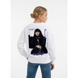 Seabubbles Manifest Hilal Kız Çocuk Sweatshirt - Beyaz - 5 - 6 Yaş