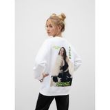 Seabubbles Manifest Sueda Kız Çocuk Sweatshirt - Beyaz - 5 - 6 Yaş