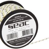 SEAC Dyneema Core, 50 m su altı balıkçılığı için çizgi, üniseks yetişkin makarası, beyaz/sarı, 2 mm x m