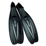 SEAC F 100 PRO,Kapalı Ayak Cepli Hafif Tüplü ve Şnorkelle Dalış Paletleri, Yetişkin Unisex, Siyah, 38/39 EU