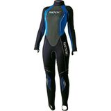Seac Sub Warm Guard 1 mm Kadın Dalış Elbisesi Yüksek Dayanıklılıkta Neopren Mavi ve Siyah