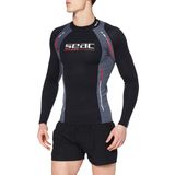 SEAC Warm Long, erkek 0,5 mm neopren termal koruyucu tişört, şnorkel ve yüzme için Rash Guard, UV önleyici, çok renkli, S
