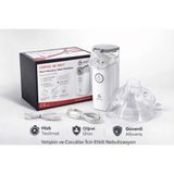 Seacares Mesh Nebulizer Taşınabilir Şarjlı Buhar Makinesi – Yetişkin & Çocuk Uyumlu Sessiz Kullanım – USB Şarjlı – Contec NE-M011