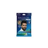 seacolor Sea Color Express Men Amonyaksız Şampuan Boya Erkek Şampuan Saç ve Sakal Boyası 02 Doğal Siyah