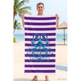 SeaDream Tropikal Desenli Plaj Havlusu 70X140 Cm Çapa